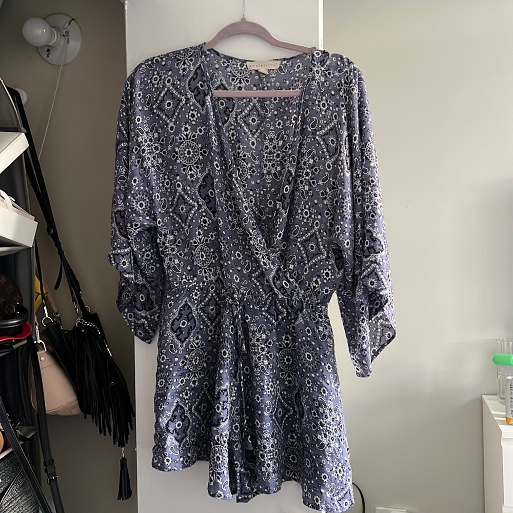 Purple romper